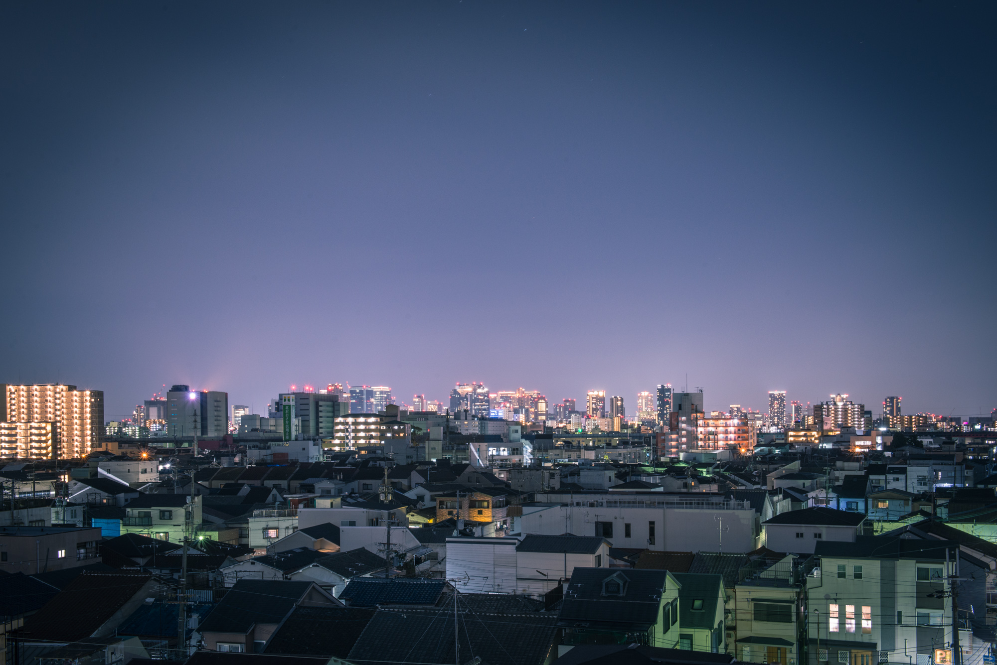 大阪府大阪市｜あるマンションから眺める梅田の夜景